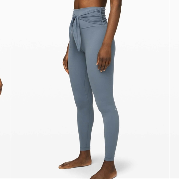 lululemon athletica Pants - Lululemon SE Align Pant 28" *Wrap Waist Blue Charcoal